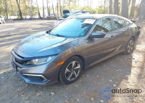 2019 Honda Civic Lx z USA, uszkodzony, nr VIN 19XFC2F68KE021343